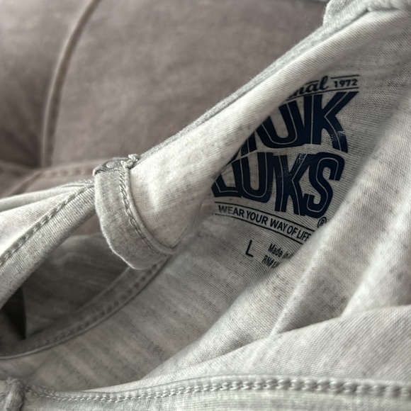 MUK LUKS Women's Jumpsuit Jumpsuits Sz L The Long Weekend Cloud Gray NWT - Picture 4 of 4